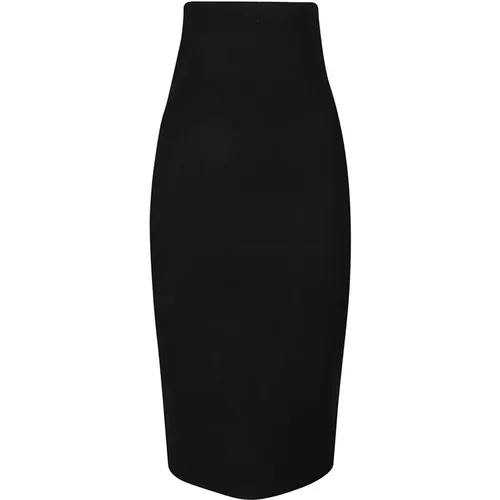 Fitted Skirt , female, Sizes: XS, S - Victoria Beckham - Modalova