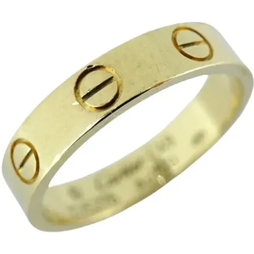 Pre-owned Gold rings , female, Sizes: ONE SIZE - Cartier Vintage - Modalova