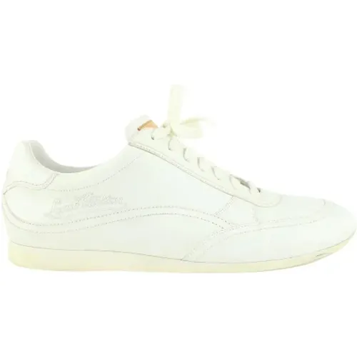 Pre-owned Leather sneakers , female, Sizes: 6 1/2 UK - Louis Vuitton Vintage - Modalova