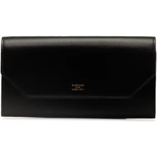 Pre-owned Wallets, female, , Size: ONE SIZE Pre-owned Leather wallets - Balenciaga Vintage - Modalova