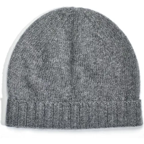 Beanies, male, , Size: ONE SIZE Fred Cashmere Beanie Grey - Howard London - Modalova