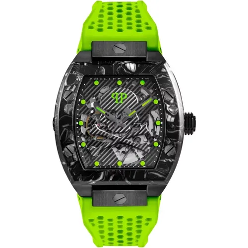 Skeleton Sport Master Neon Viper Watch , male, Sizes: ONE SIZE - Philipp Plein - Modalova