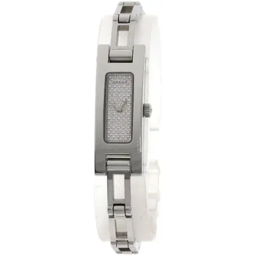 Pre-owned Stainless Steel watches , female, Sizes: ONE SIZE - Gucci Vintage - Modalova