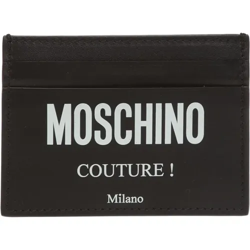 Card holder , male, Sizes: ONE SIZE - Moschino - Modalova