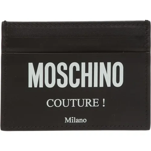 Wallets & Cardholders, male, , Size: ONE SIZE Card holder - Moschino - Modalova