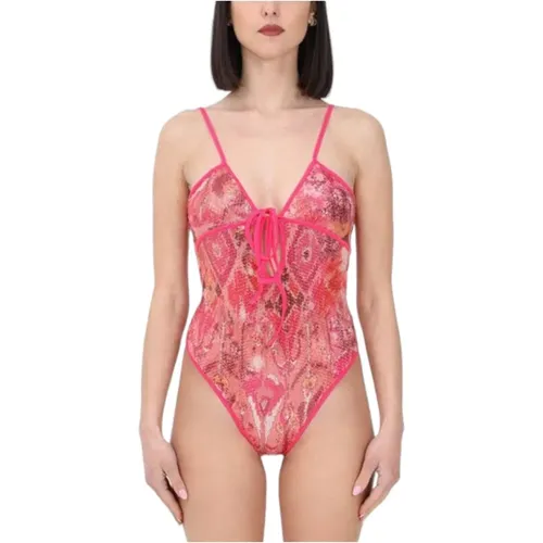 Stylish One-Piece Swimsuit , female, Sizes: S, L, M - F**k - Modalova