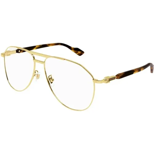 Gold Transparent Sunglasses Gg1220S , unisex, Sizes: 59 MM - Gucci - Modalova