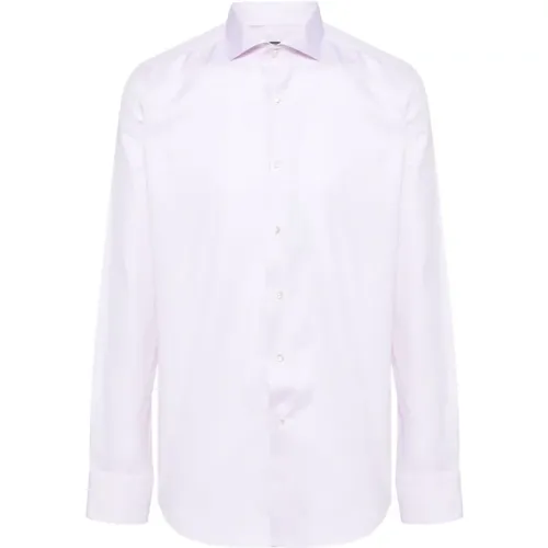 Impeccabile cotton dress shirt , male, Sizes: 2XL, 3XL, XL, L, 4XL - Canali - Modalova