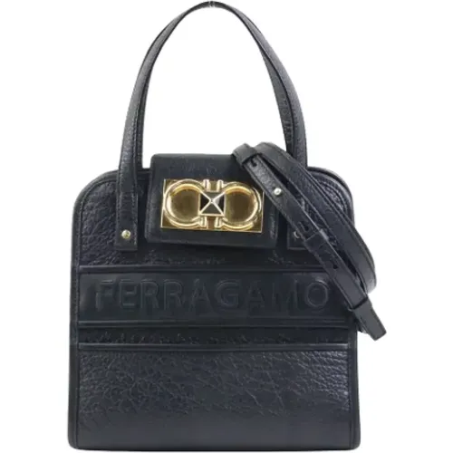 Pre-owned Shoulder Bags, female, , Size: ONE SIZE Pre-owned Leather handbags - Salvatore Ferragamo Pre-owned - Modalova