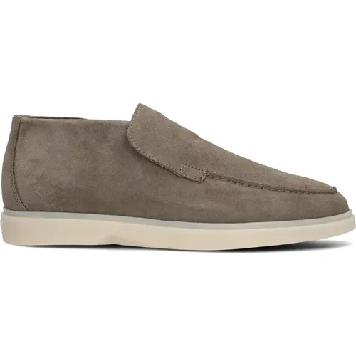 Loafers, male, , Size: 10 US Suede Loafer Mid Style - Mason Garments - Modalova