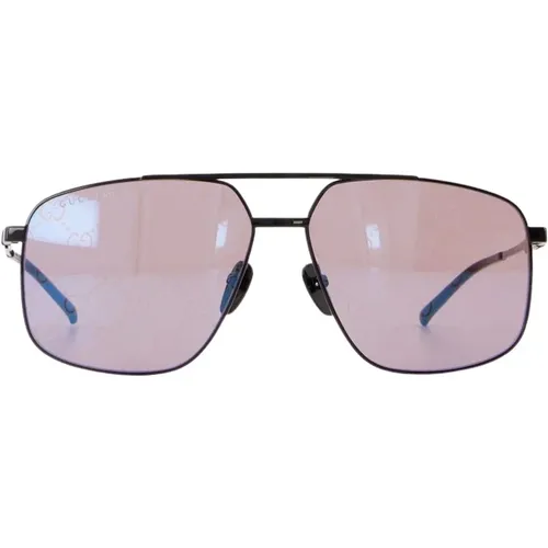 Sunglasses, male, , Size: 60 MM Metal Sunglasses - Gg1676S - Gucci - Modalova