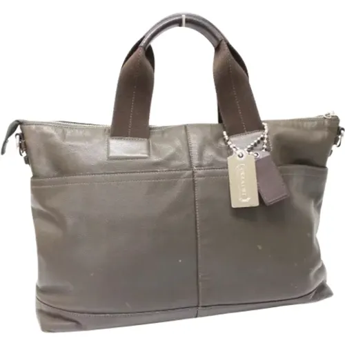 Pre-owned Tote Bags, female, , Size: ONE SIZE Pre-owned Leather handbags - Coach Pre-owned - Modalova