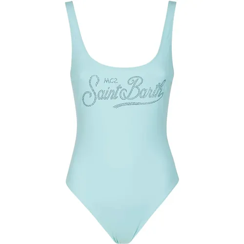 Stylish One-Piece Swimsuit with Front Print , female, Sizes: M, S, L - MC2 Saint Barth - Modalova