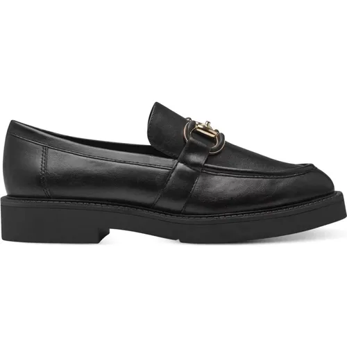 Schwarze Loafers für Frauen , Damen, Größe: 37 EU - marco tozzi - Modalova