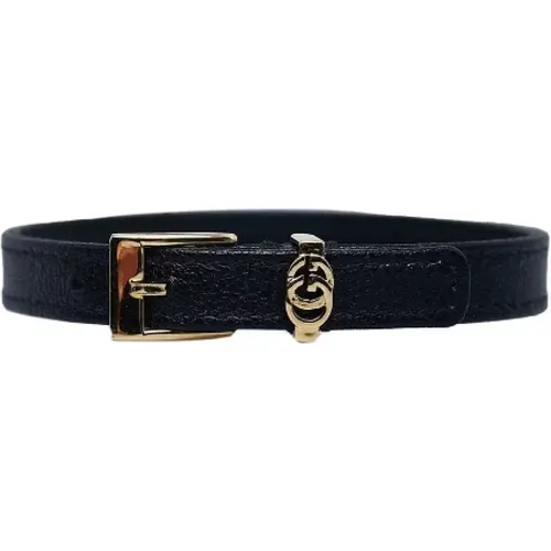 Pre-owned Leather bracelets , female, Sizes: ONE SIZE - Gucci Vintage - Modalova