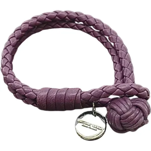 Pre-owned Leather bracelets , female, Sizes: ONE SIZE - Bottega Veneta Vintage - Modalova