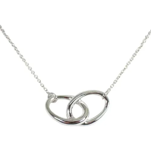 Pre-owned Jewellery, female, , Size: ONE SIZE Pre-owned Silver necklaces - Tiffany & Co. Pre-owned - Modalova