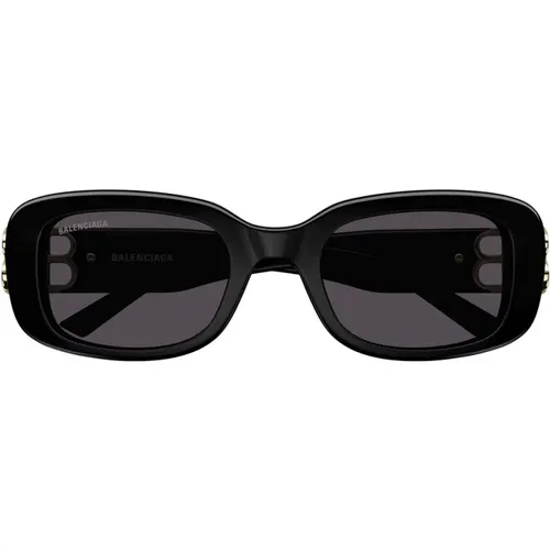 DynastyLarge Sunglasses , female, Sizes: 53 MM - Balenciaga - Modalova