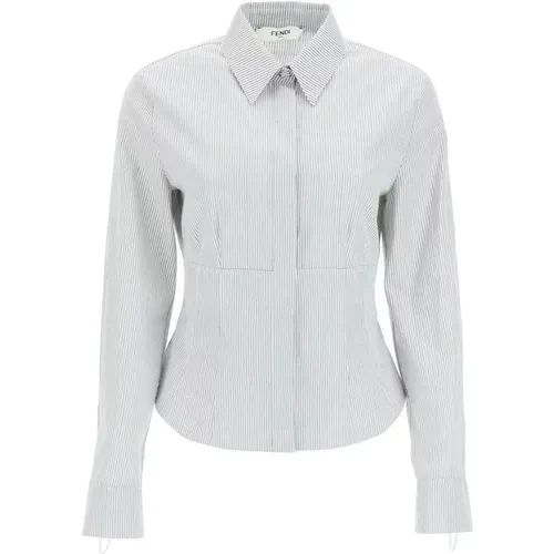 Cotton Shirt for Women , female, Sizes: S, XS - Fendi - Modalova