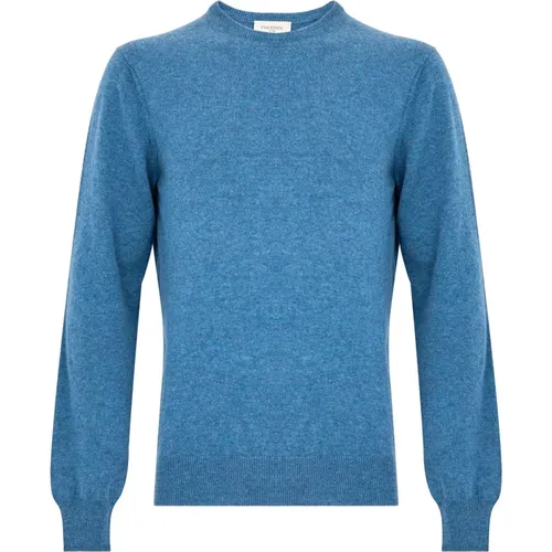 Blaue Kaschmir Pullover , Herren, Größe: L - PIACENZA 1733 - Modalova