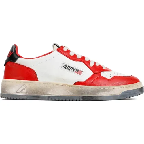 Red Sneakers Ss24 , male, Sizes: 11 UK, 10 UK - Autry - Modalova