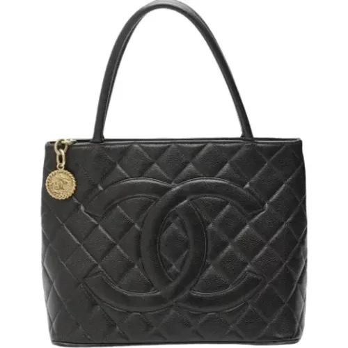 Pre-owned Tote Bags, female, , Size: ONE SIZE Pre-owned Leather totes - Chanel Vintage - Modalova