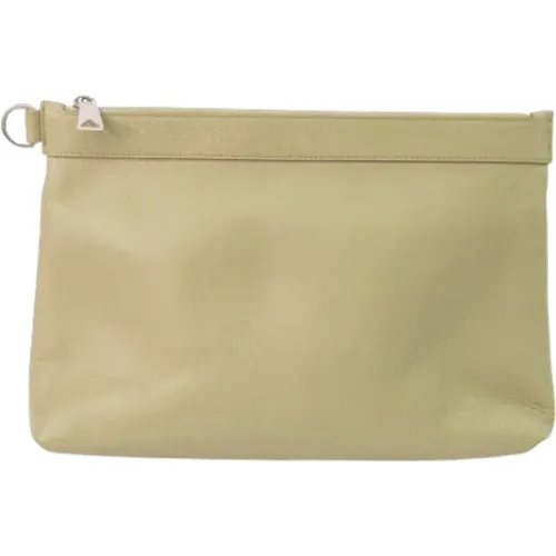 Pre-owned Clutches, female, , Size: ONE SIZE Stylish Pre-owned Leather Clutch - Bottega Veneta Vintage - Modalova