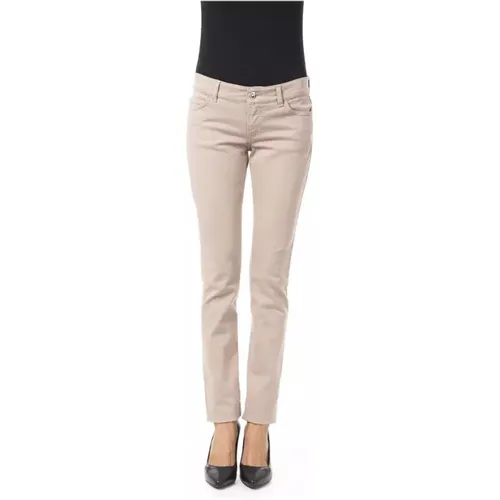 Chain Pocket Slim Fit Cotton Pants , female, Sizes: W25, W26 - Byblos - Modalova