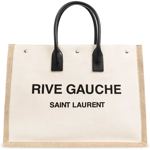 Tote Bags, female, , Size: ONE SIZE ‘Rive Gauche’ shopper bag - Saint Laurent - Modalova