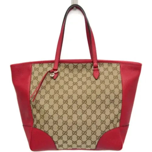 Pre-owned Tote Bags, female, , Size: ONE SIZE Pre-owned Canvas totes - Gucci Vintage - Modalova