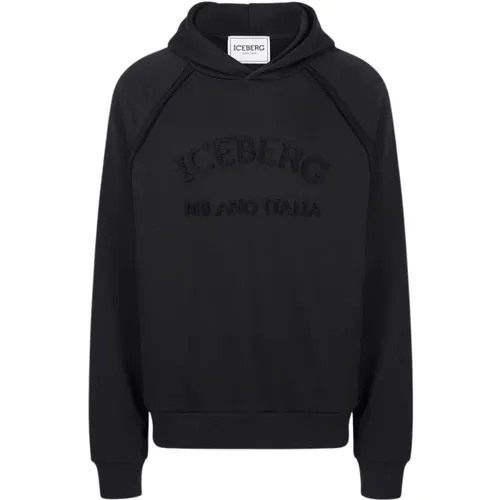 Logo Kapuzenpullover , Herren, Größe: XL - Iceberg - Modalova