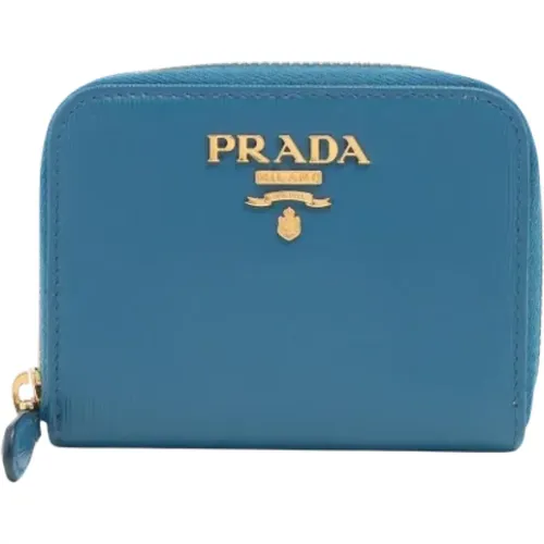 Pre-owned Wallets, female, , Size: ONE SIZE Pre-owned Leather wallets - Prada Vintage - Modalova