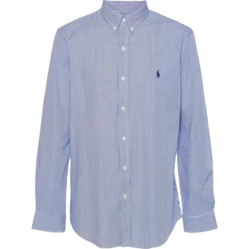 Striped Logo Shirt , male, Sizes: M, L - Ralph Lauren - Modalova