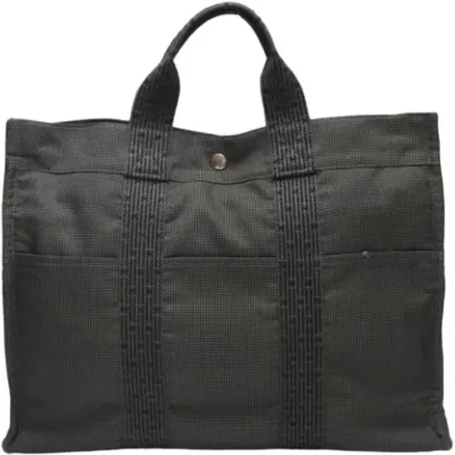 Pre-owned Tote Bags, unisex, , Size: ONE SIZE Pre-owned Canvas handbags - Hermès Vintage - Modalova