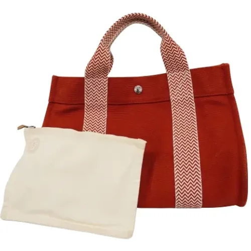 Pre-owned Tote Bags, female, , Size: ONE SIZE Pre-owned Canvas totes - Hermès Vintage - Modalova