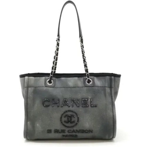 Pre-owned Tote Bags, female, , Size: ONE SIZE Pre-owned Canvas chanel-bags - Chanel Vintage - Modalova