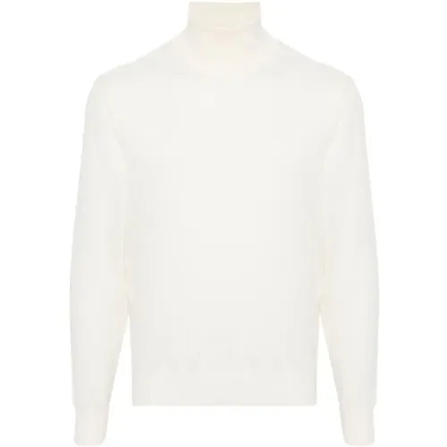 Turtlenecks, male, , Size: L Merino Wool Turtleneck Sweater - Canali - Modalova