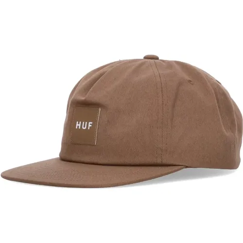 Caps, male, , Size: ONE SIZE Flat Visor Cap Set Snapback Rubber - HUF - Modalova