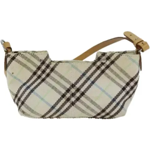 Pre-owned Shoulder Bags, female, , Size: ONE SIZE Pre-owned Canvas shoulder-bags - Burberry Vintage - Modalova