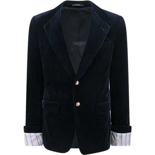 Velvet Blazer Elegant Stylish Men , male, Sizes: M - Gucci - Modalova