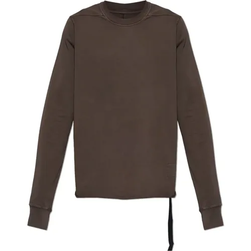 Long Sleeve Tops, male, , Size: XL Long-sleeve T-shirt - Rick Owens - Modalova