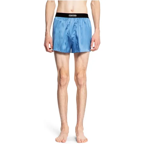 Silk Short Boxer with Elastic Waistband , male, Sizes: M, XS - Tom Ford - Modalova