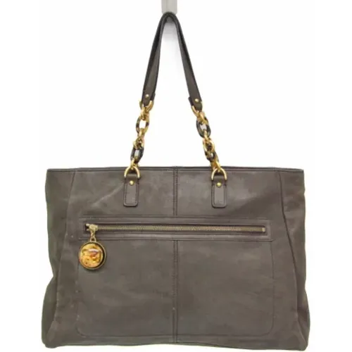 Pre-owned Tote Bags, female, , Size: ONE SIZE Pre-owned Leather totes - Fendi Vintage - Modalova