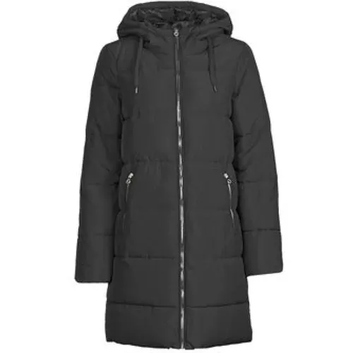 Schwarze Dolly Steppjacke Damen , Damen, Größe: S - Only - Modalova