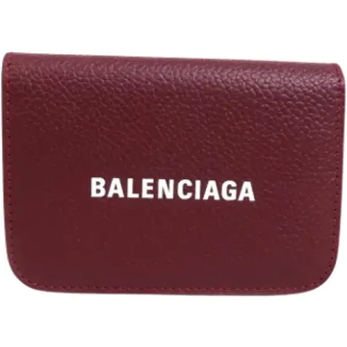 Pre-owned Wallets, female, , Size: ONE SIZE Pre-owned Leather wallets - Balenciaga Vintage - Modalova