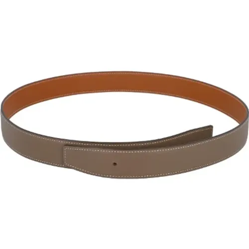 Pre-owned Belts, female, , Size: ONE SIZE Pre-owned Leather belts - Hermès Vintage - Modalova