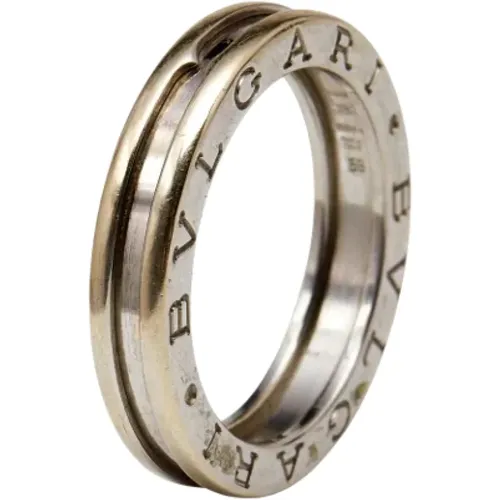 Pre-owned Jewellery, female, , Size: ONE SIZE Pre-owned White Gold rings - Bvlgari Vintage - Modalova