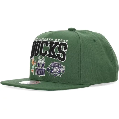 Caps, male, , Size: ONE SIZE Milwaukee Bucks NBA Cap - Mitchell & Ness - Modalova