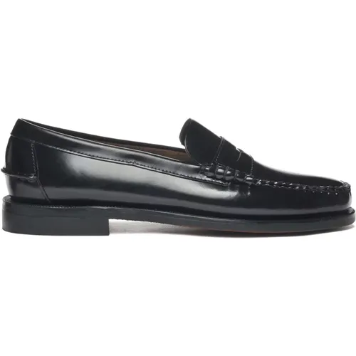 Loafers, male, , Size: 8 US Leather Penny Loafer Beefroll - Sebago - Modalova