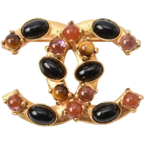 Pre-owned Metal brooches , female, Sizes: ONE SIZE - Chanel Vintage - Modalova